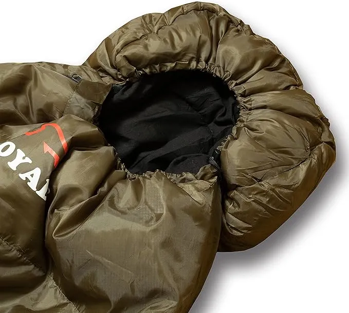 0°F 0 Degree Winter Sleeping Bags for Adults Cold Weather | Grand-Teton Big and Tall Mummy Sleeping Bag w Compression Sack for Camping Hiking Backpacking | XL 90.6 in | Up to 6 ft 10 in