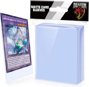100 Counts Card Sleeves Top Loaders for Trading Cards, Penny Soft Sleeves Baseball Card Sleeve Protectors Fit for Sports,Football,Game Cards