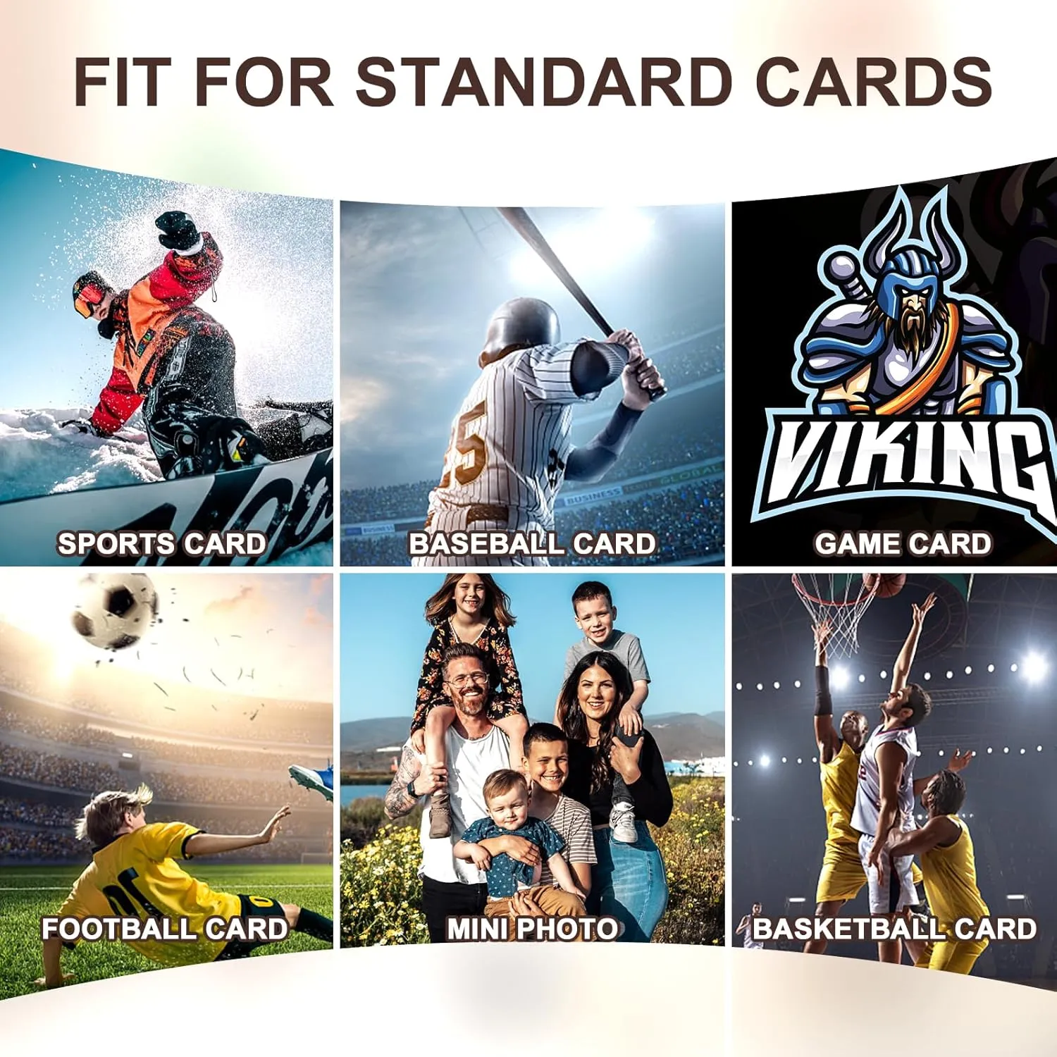 100 Counts Card Sleeves Top Loaders for Trading Cards, Penny Soft Sleeves Baseball Card Sleeve Protectors Fit for Sports,Football,Game Cards