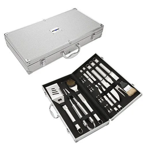 18 Piece Stainless Steel BBQ Set (Q942311)