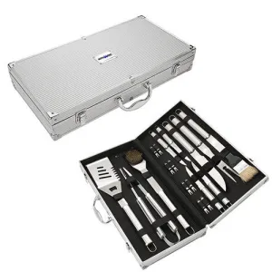 18 Piece Stainless Steel BBQ Set (Q942311)