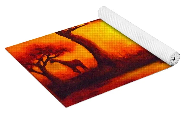 African Sunset  - Yoga Mat