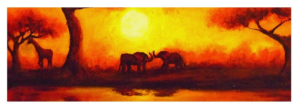 African Sunset  - Yoga Mat