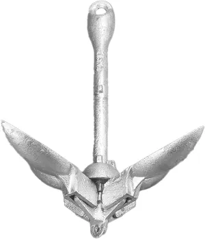 aqxreight Stainless Steel Galvanized 1.5kg Folding Anchor Strong Grip for Marine Boat Yacht Rafts Canoes Kayaks, aqxreightr68s4i1vuz