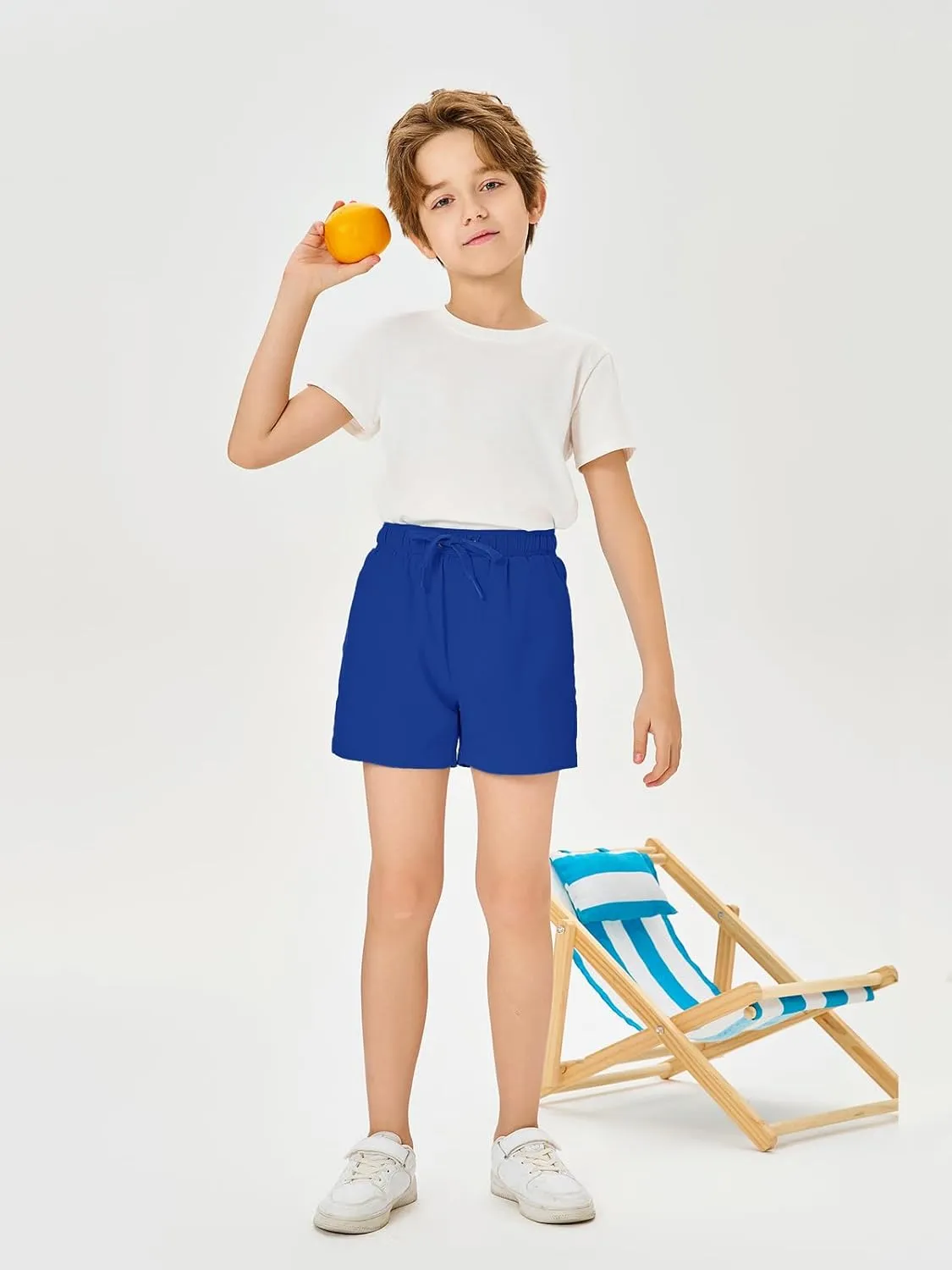 Boys Swim Trunks Kids Summer Drawstring Swim Board Shorts Fashion Quick Dry Beach Bathing Suit