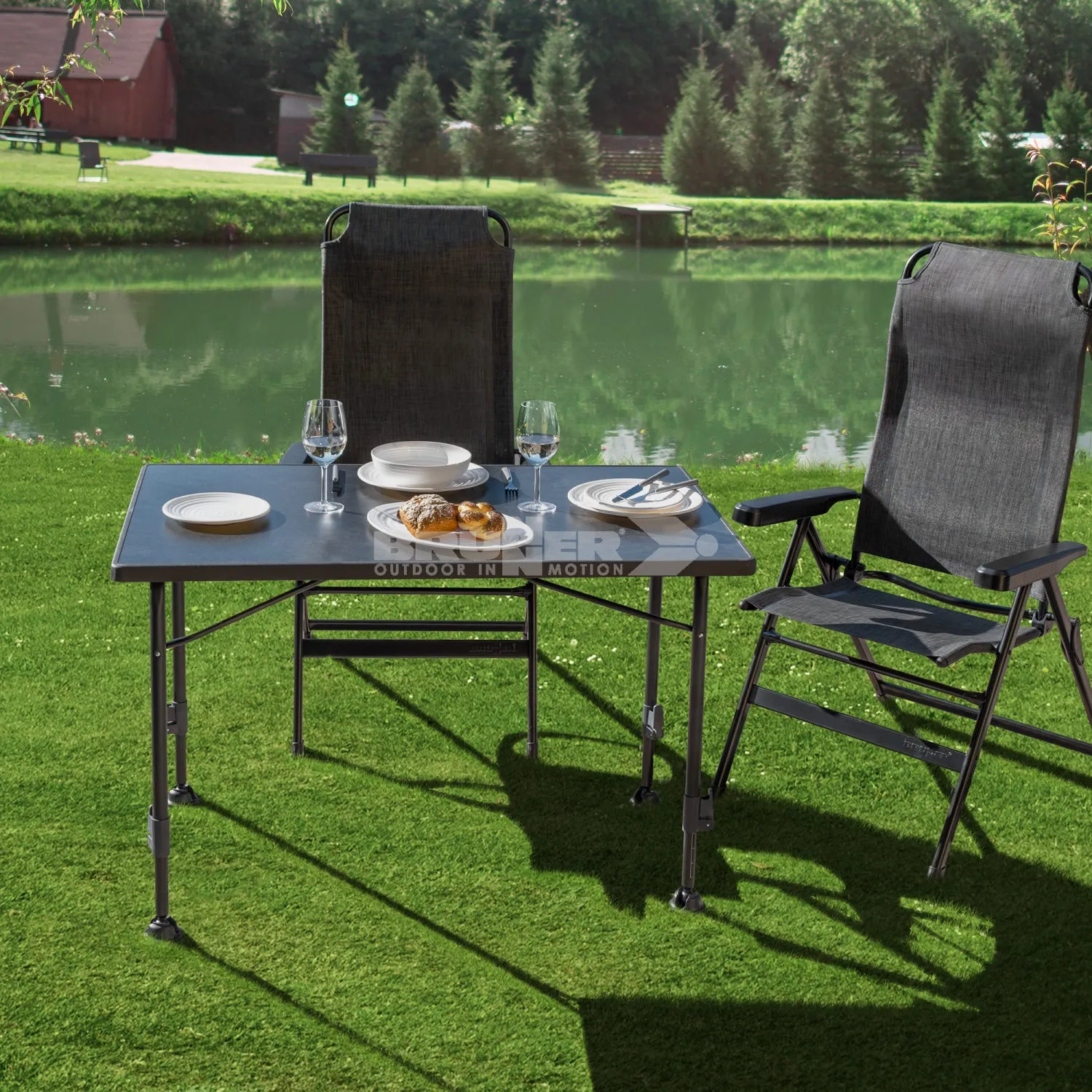 Brunner Linear Black 100 Camping Table
