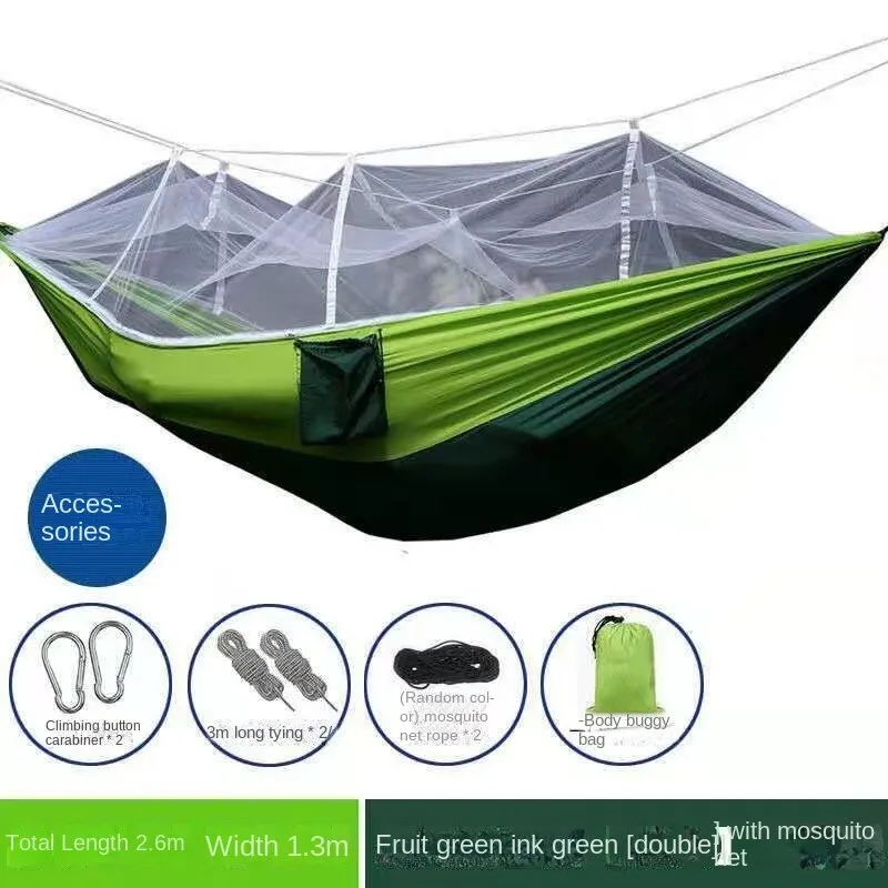 Camping Hammock Outdoor Swing Anti Mosquito Mesh Home Net Bed