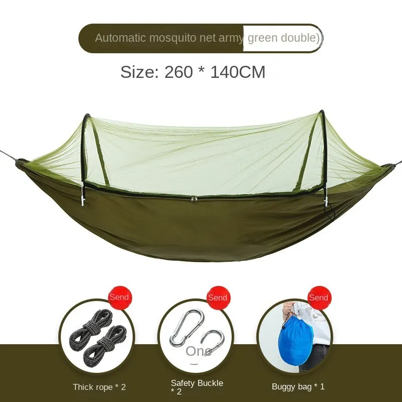 Camping Hammock Outdoor Swing Anti Mosquito Mesh Home Net Bed