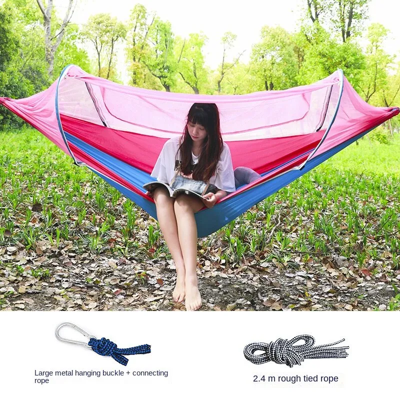 Camping Hammock Outdoor Swing Anti Mosquito Mesh Home Net Bed