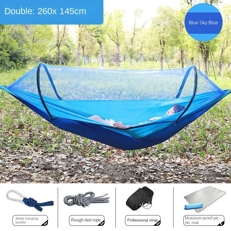 Camping Hammock Outdoor Swing Anti Mosquito Mesh Home Net Bed