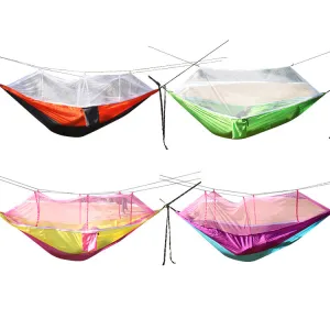 Camping Hammock Outdoor Umbrella with Mosquito Net Anti-Mosquito Nylon Single Double Camping