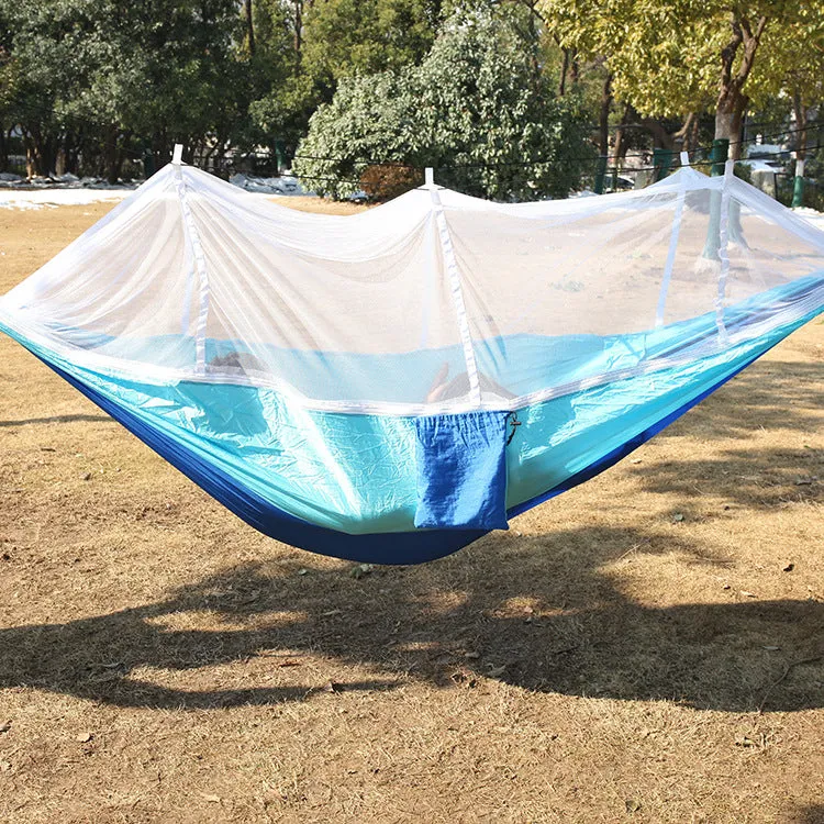 Camping Hammock Outdoor Umbrella with Mosquito Net Anti-Mosquito Nylon Single Double Camping