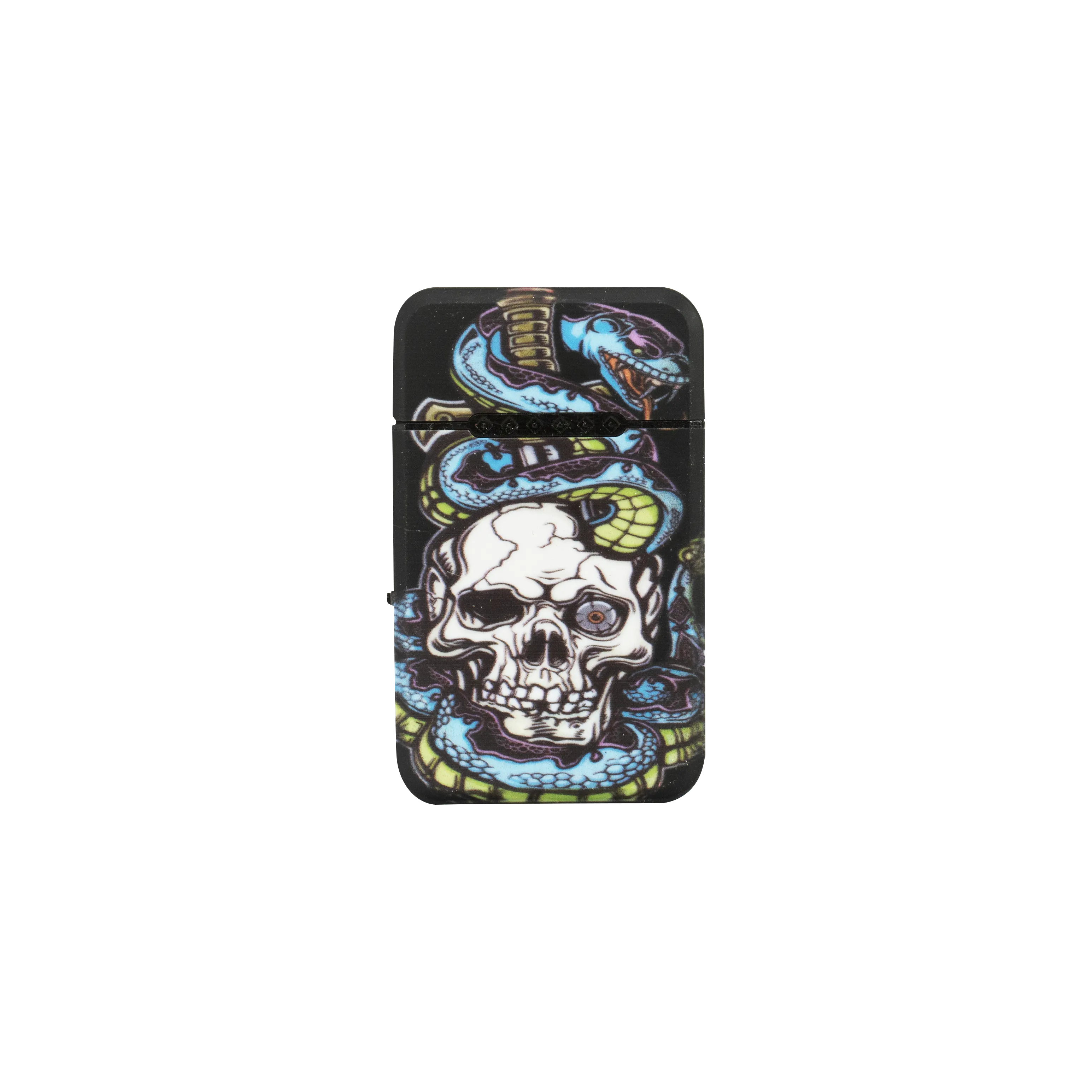 Classic Lighter Skull & Roses