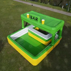 Commercial Inflatable Pool Bar Outdoor for Backyard Water Party Event