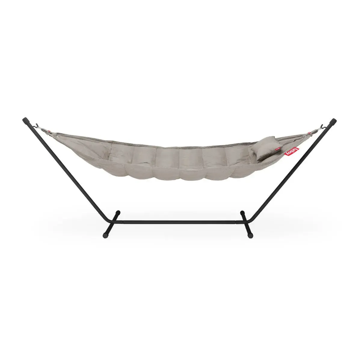 Fatboy Superb Hammock Swing and Stand with Pillow (Grey Taupe)