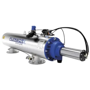 Filtaworx FW150 150mm Fully Automatic Self-Cleaning Horizontal Screen Filters with Hydraulic DP Rinse Controller - 5603cm² (660-2500LPM)