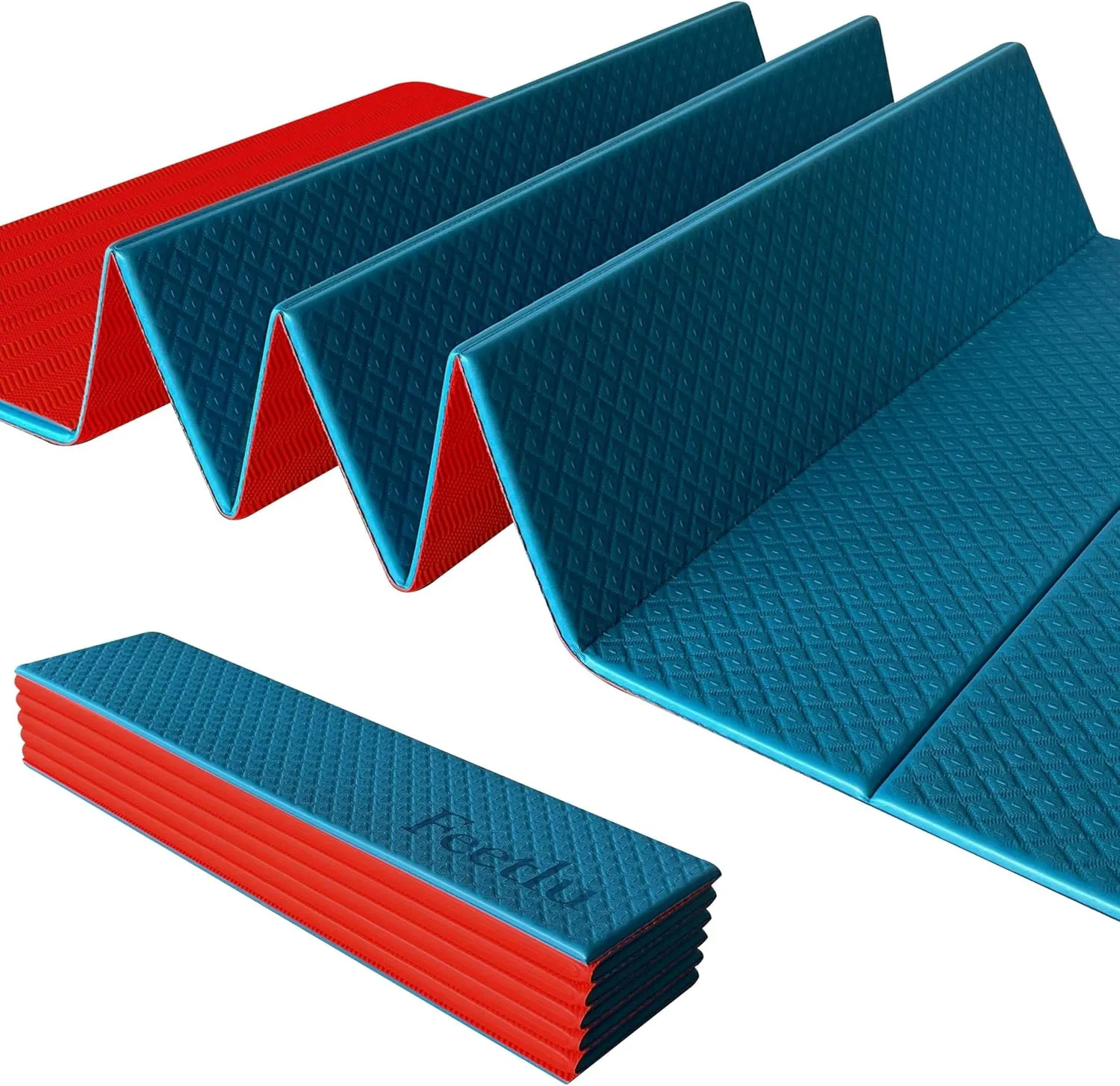 Foldable Yoga Exercise Mat  Lightweight, Anti-Slip, and Easy to Store for Yoga, Pilates, Home Workouts, and Floor Exercises