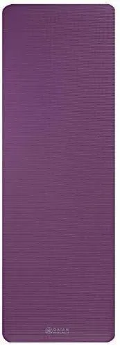 Gaiam Essentials Thick Yoga Mat Fitness & Exercise Mat with Easy-Cinch Yoga Mat Carrier Strap (72"L x 24"W x 2/5 Inch Thick)
