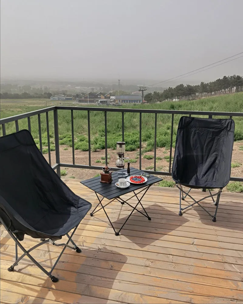 GoDoco outdoor furniture, shrink terrace table, indoor/outdoor tavern folding table