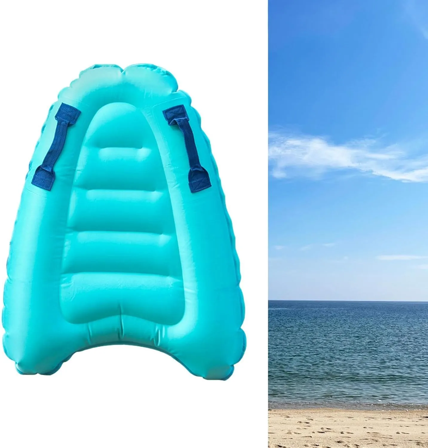 Inflatable Surfboard, Inflatable Pool Raft, Pool Float for Kids, Surfing Body Board, Inflatable Water Float