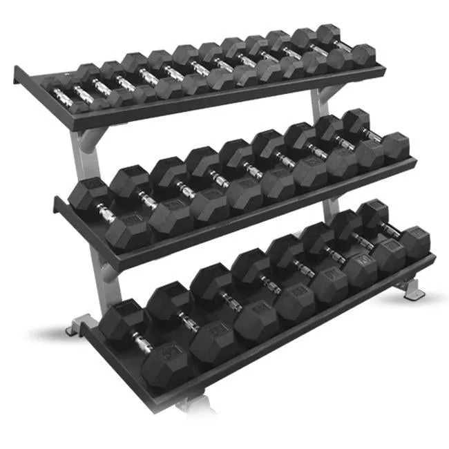 Inflight Fitness Commercial 69" 3 Tier Dumbbell Rack