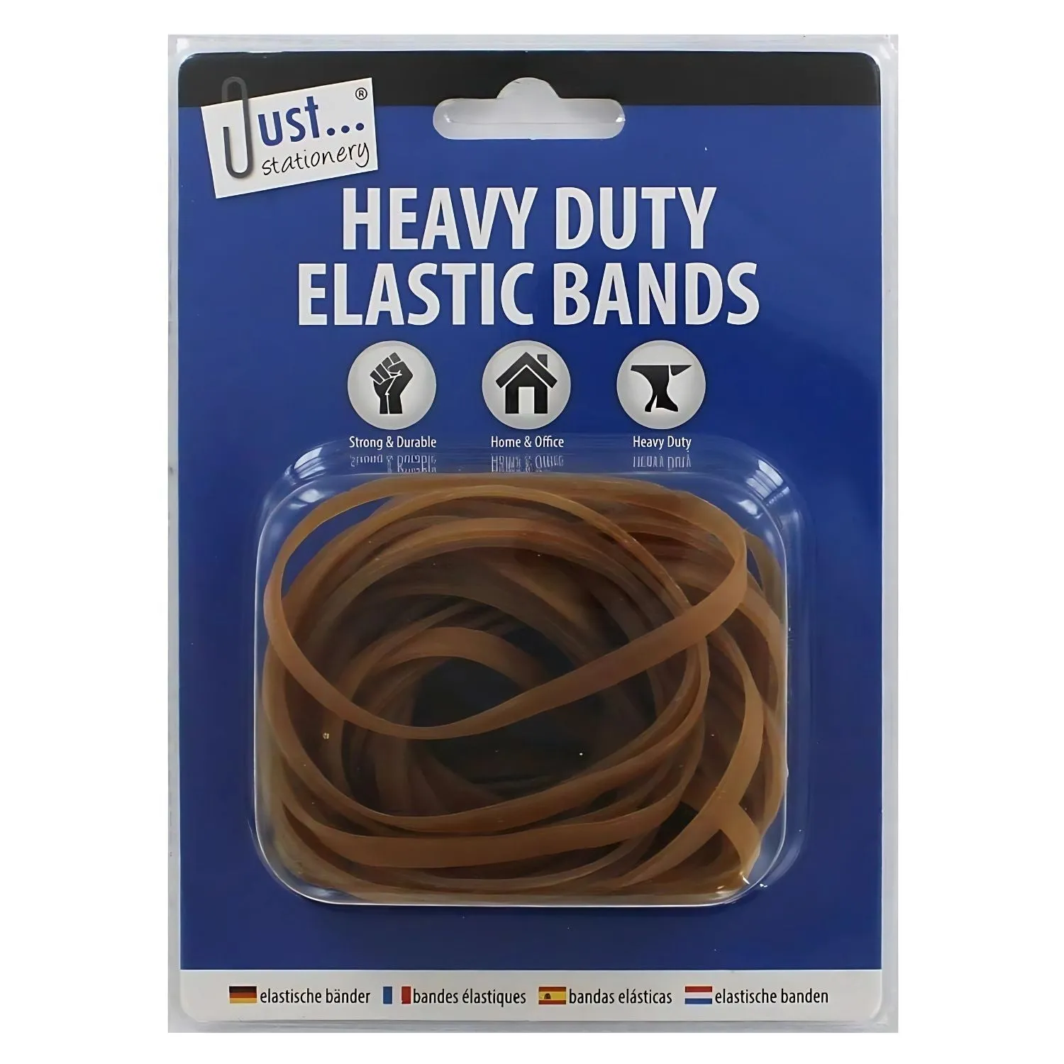 Just Stationery - Heavy Duty Elastic Bands 60g.