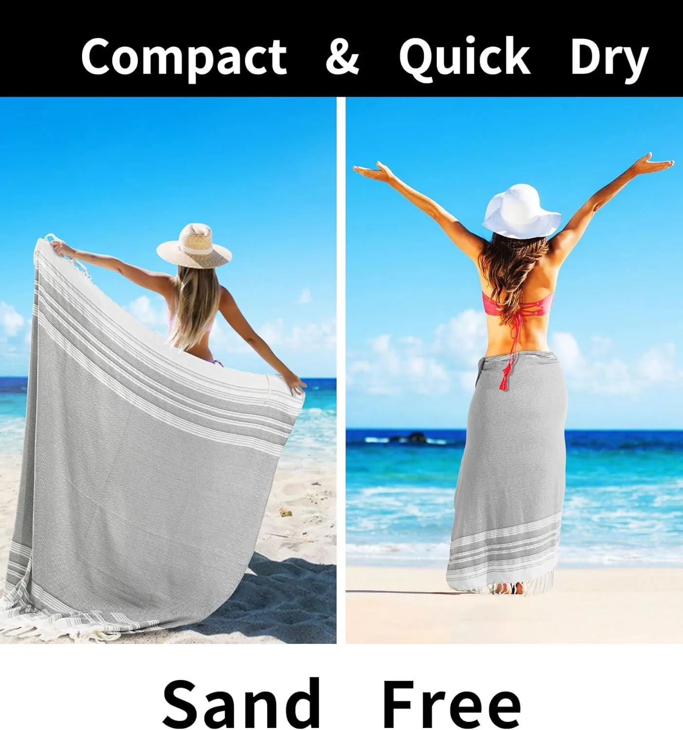 Large Throw Blanket Yoga Blanket Turkish Beach Towel Women Birthday Ideas Mother Day Grandma Grandmother Wife Sister Girlfriend Her Female Boss Teacher Appreciation Thank You Retirement