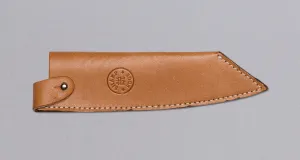 Leather Saya Bunka/Santoku/Gyuto [knife sheath] - 195mm (7.7")