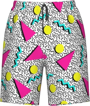Mens Swim Trunks Quick Dry Board Shorts Funny Beach Shorts Swimwear Bathing Suits