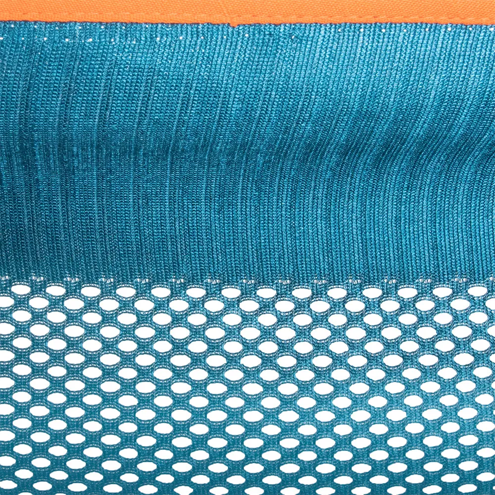 Mesh Camping Hammock - Turquoise & Orange