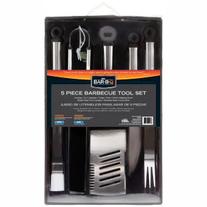 Mr. BBQ 5-piece Stainless Steel Tool Set