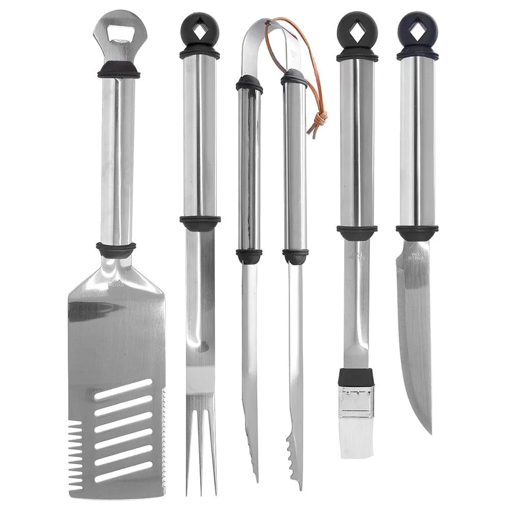 Mr. BBQ 5-piece Stainless Steel Tool Set