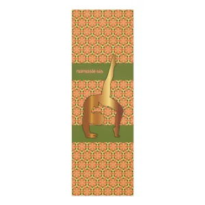 NAMASTE SIS Foam Yoga Mat - PEACH PRINT