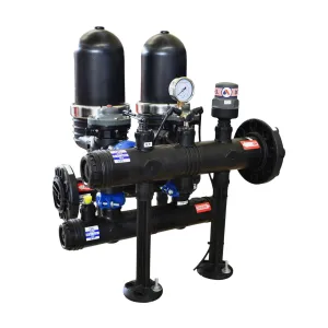 Netafim Spin Klin 50mm Dual Fully Automatic Self-Cleaning Disc Filters with 80mm PP Manifolds - 1760cm² (160-400LPM)