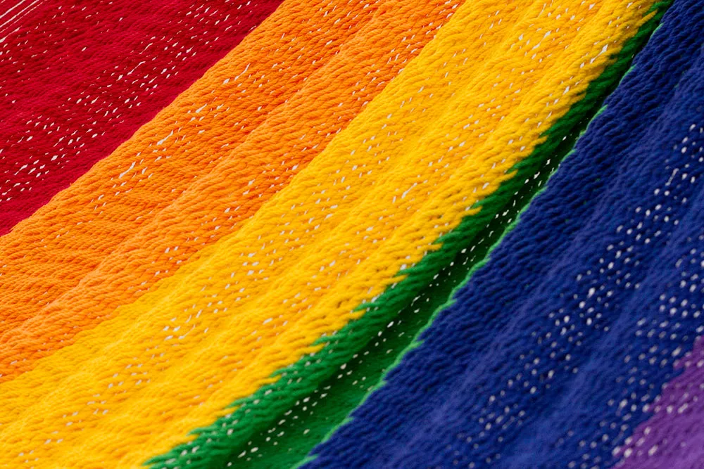 NNEDSZ  Size Outoor Cotton Mayan Legacy Mexican Hammock in Rainbow