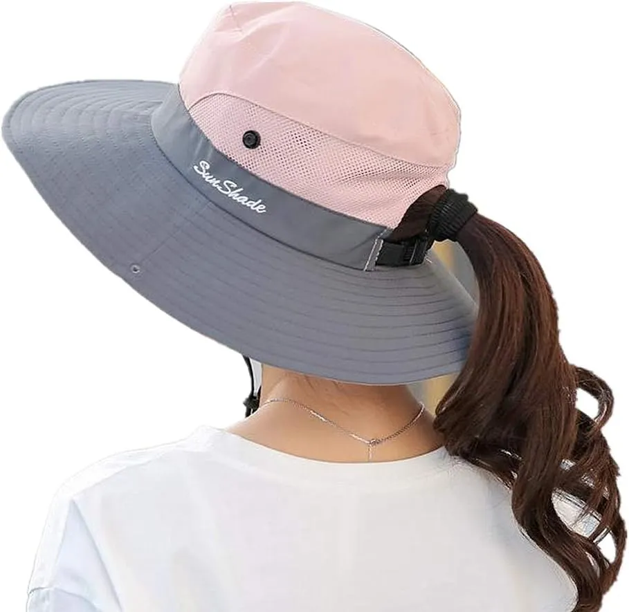Outdoor UPF 50  UV Sun Protection Waterproof Breathable Face Neck Flap Cover Folding Sun Hat for Men/Women