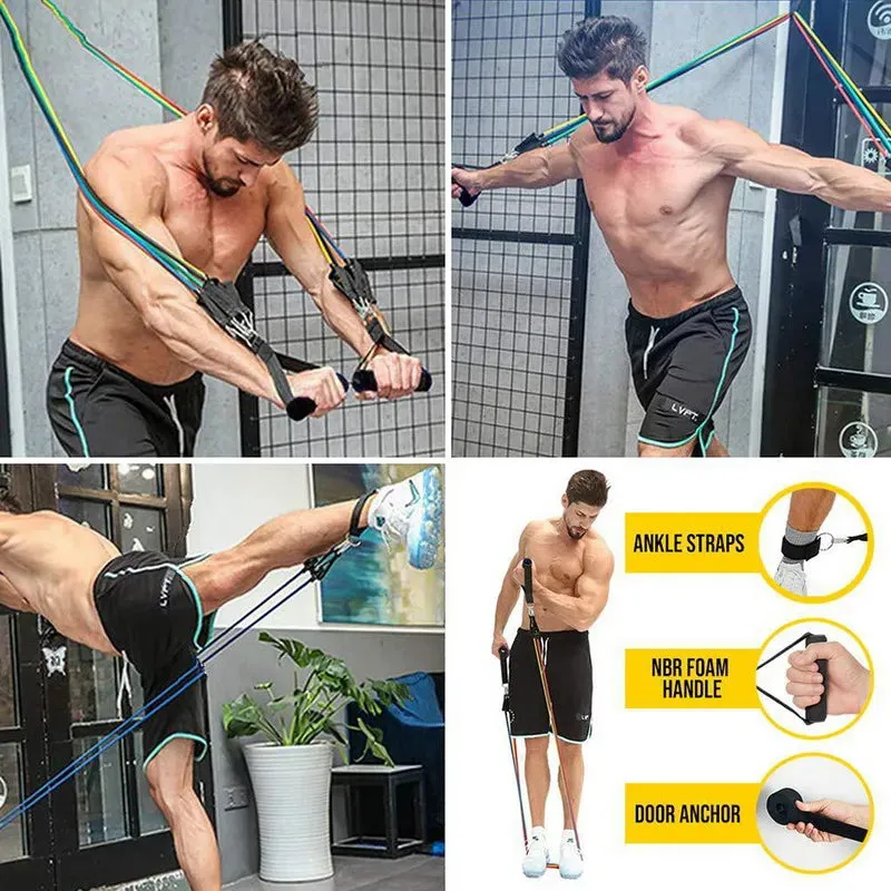 Pilates Bar Kit with Resistance Bands