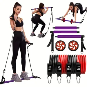 Pilates Bar Kit with Resistance Bands