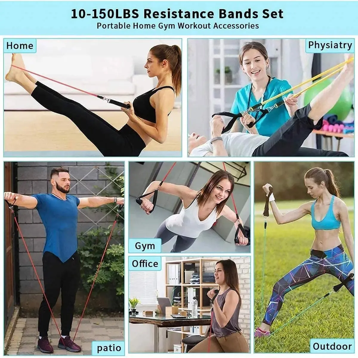 Pilates Bar Kit with Resistance Bands