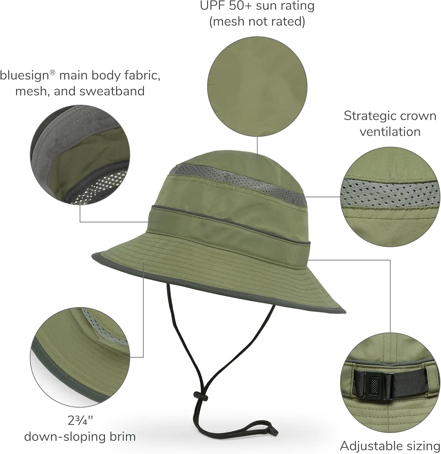 Sunday Afternoons Solar Bucket Hat