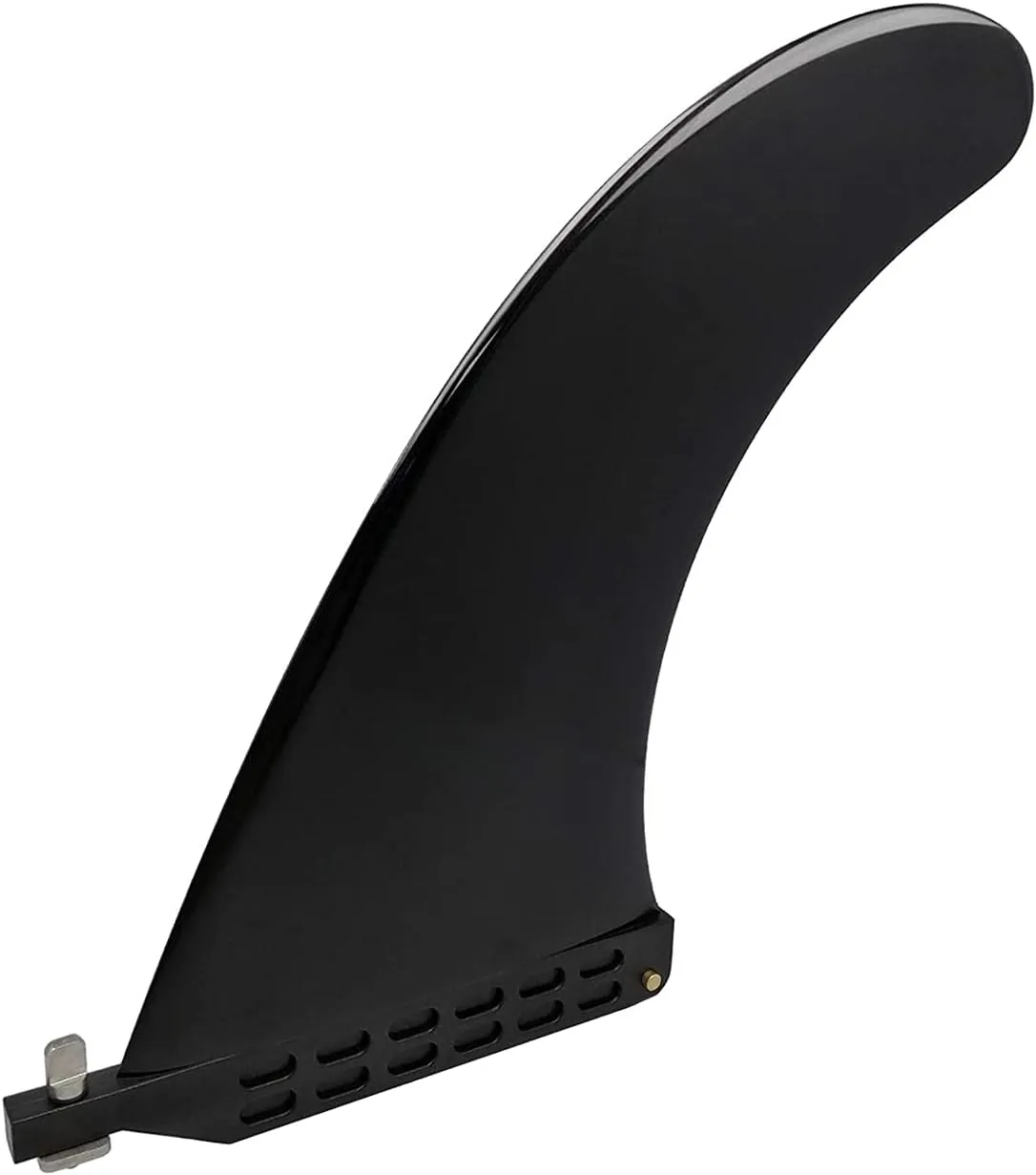 Surf SUP Fin - Free No Tool Fin Screw 9 inch Center Fin,for Surfboard Longboard and Paddleboard,with Free No Tool Screws