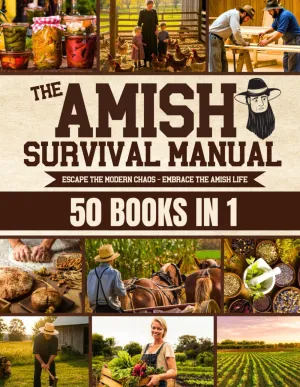 The Complete Amish Survival Manual: Break the Chains of Modern Slavery and Achieve Self-Sufficiency | Herbal Remedies, DIY Projects, Canning, Survival Skills, and Off-Grid Living Paperback  February 18, 2025