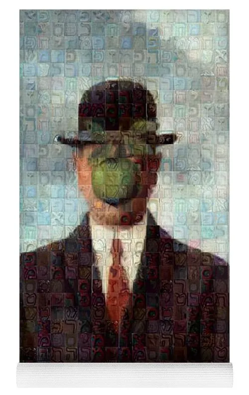 Tribute to MAgritte - Yoga Mat