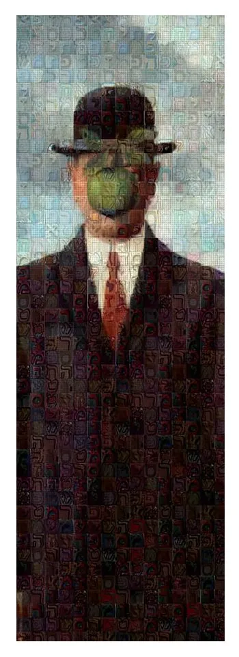 Tribute to MAgritte - Yoga Mat