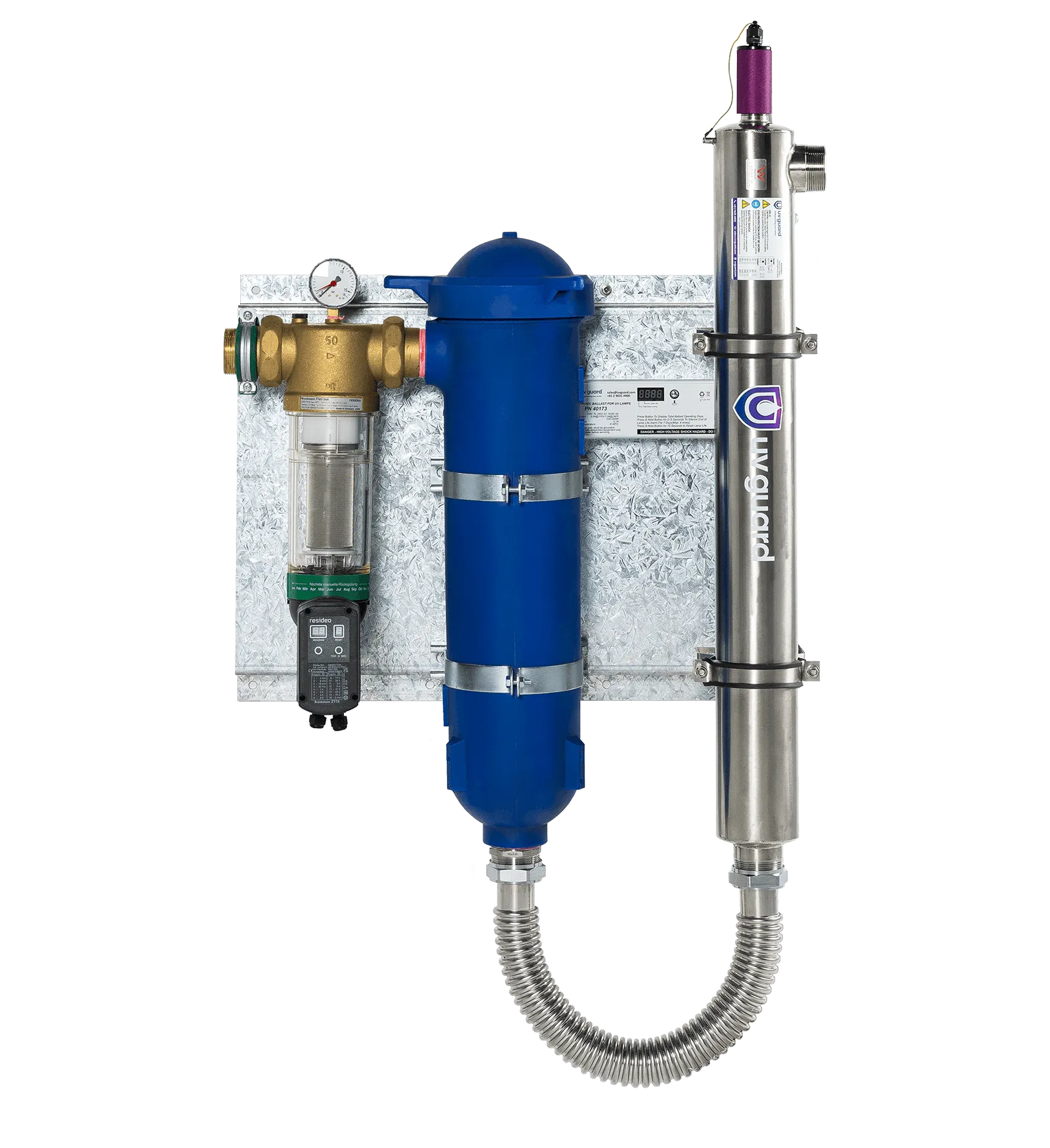 UV Guard GMP-Series Integrated Filtration/UV Disinfection Module Water Treatment System Pre-Mounted