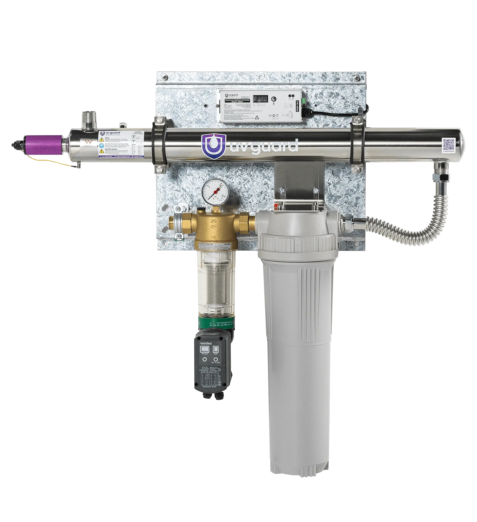 UV Guard GMP-Series Integrated Filtration/UV Disinfection Module Water Treatment System Pre-Mounted