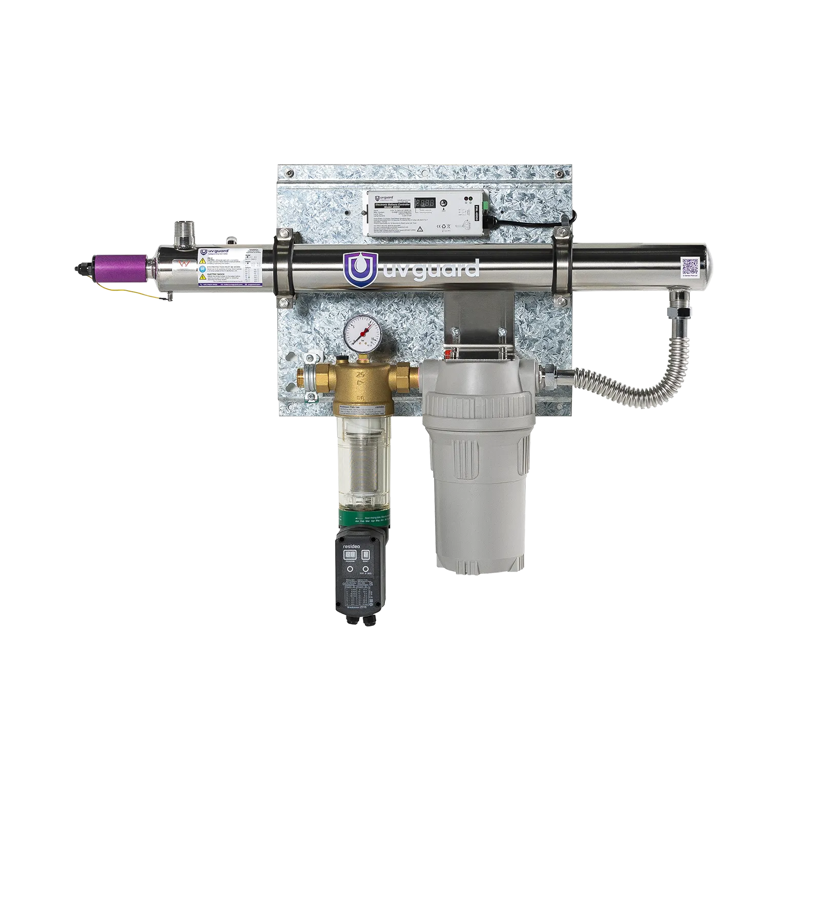 UV Guard GMP-Series Integrated Filtration/UV Disinfection Module Water Treatment System Pre-Mounted