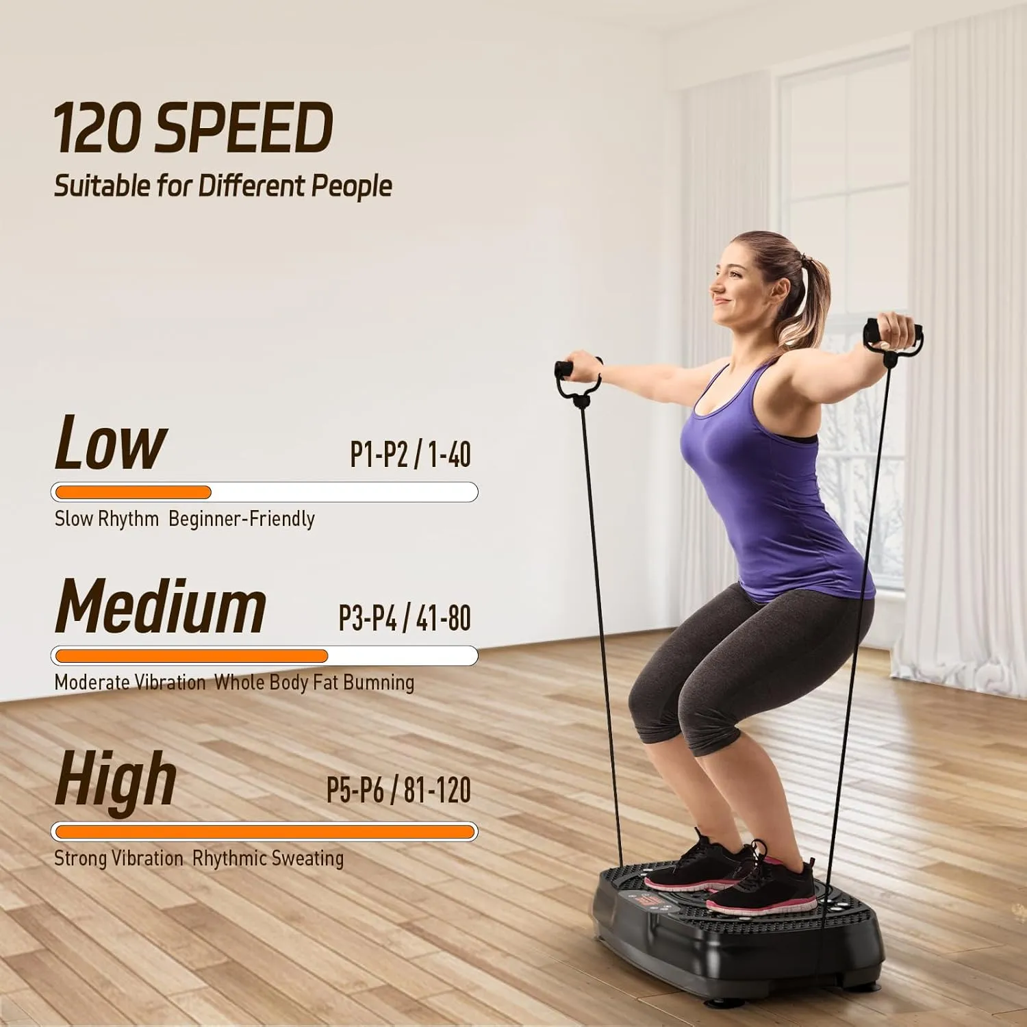 Vibration Plate Exercise Machine: TISSCARE Vibrating Plates for Weight Loss and Lymphatic Drainage, Whole Body Workout Sculpting Platform for Home Fitness Fat Burner for Women Men