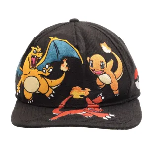 VINTAGE POKEMON FIRE STARTERS CHARISAR CHARMELEON CHARMENDER CAP 2014