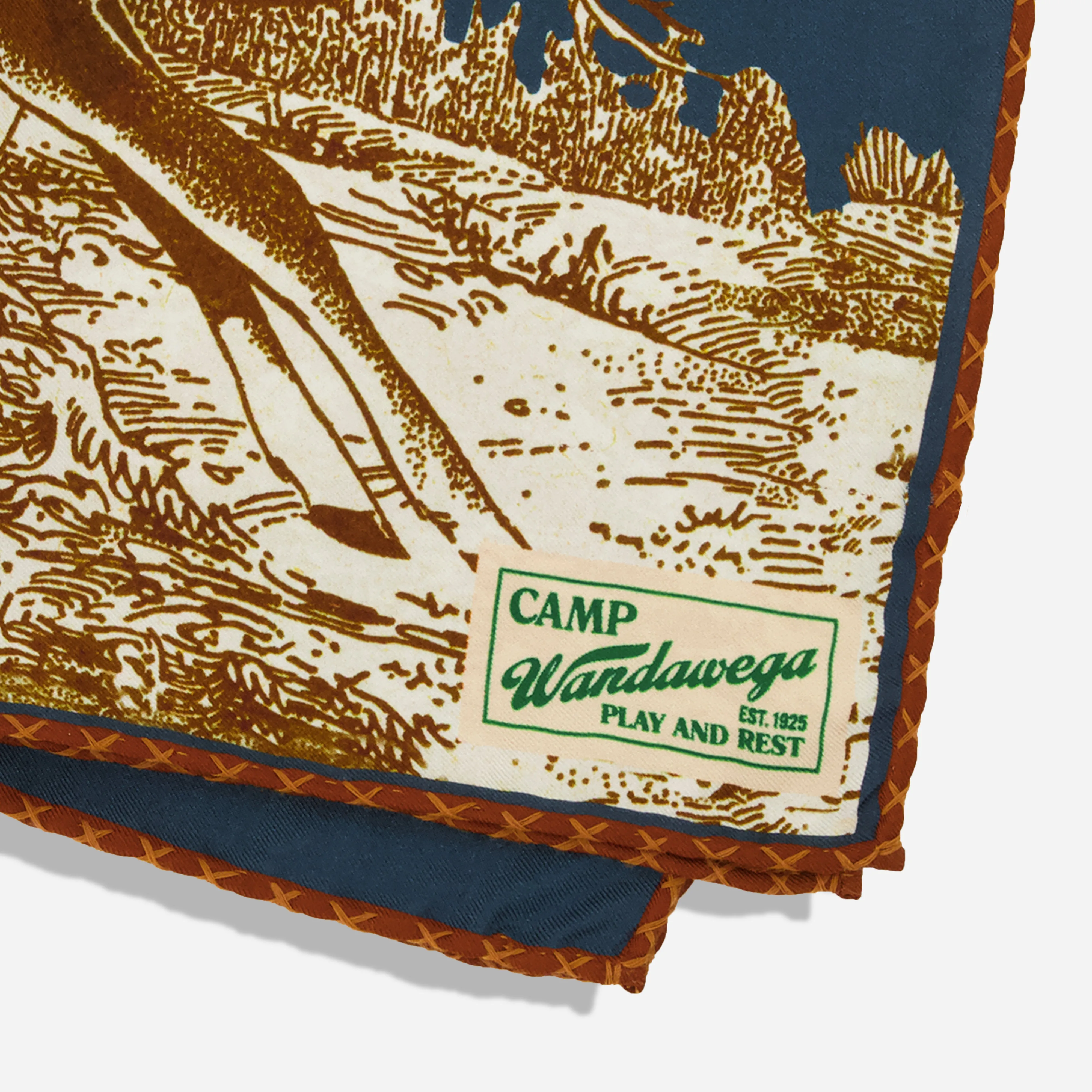 Wandawega Herd Midnight Pocket Square